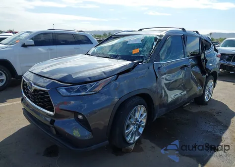 2021 Toyota Highlander Hybrid Limited from USA, damaged, VIN 5TDYARAH7MS507585